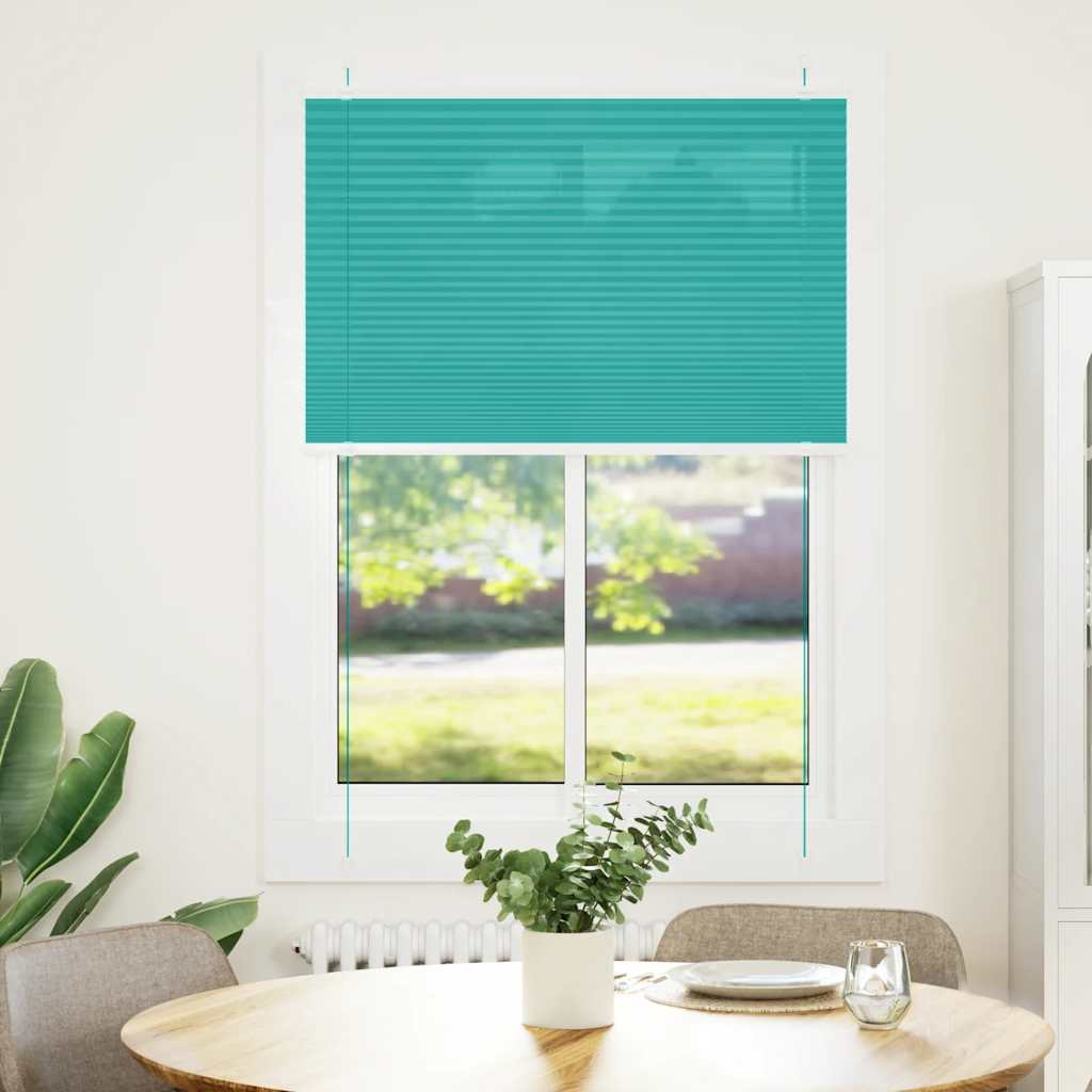 pliszírozott redőny Benzinzöld 100x150 cm szövetszélesség (4015398)