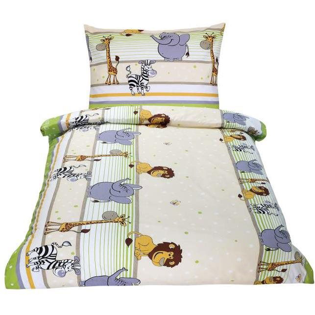 Bellatex Cotton Junior - 140 × 200, 70 × 90 cm - safari green (5101)