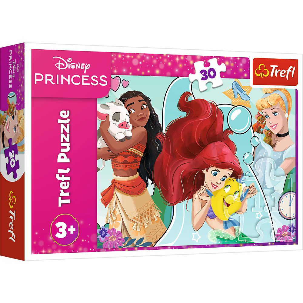 Disney hercegnők varázslatos világa 30db-os puzzle - Trefl (18323)