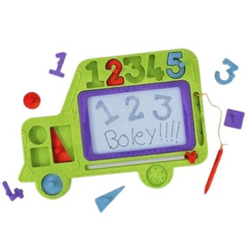 Roo Crew ECO: Mágneses firkatábla - iskolabusz (58002) (58002)