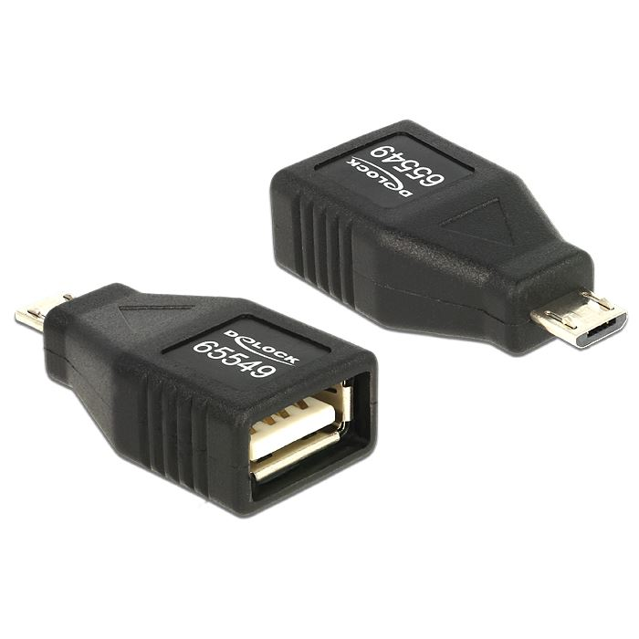 Delock 65549 USB Micro B male > USB 2.0 female OTG adapter (65549)