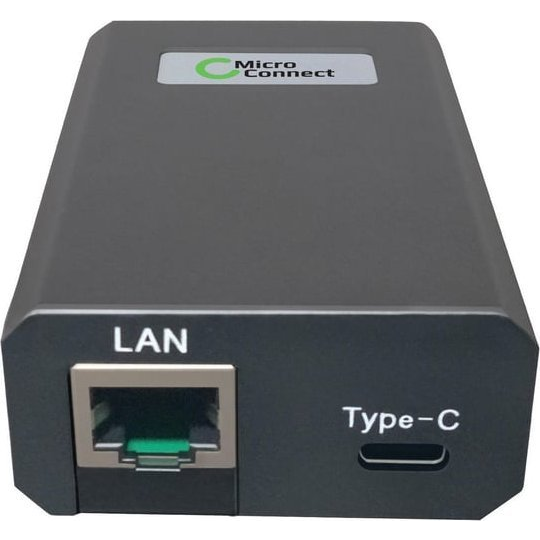 Microconnect POEINJ-25W-USBC adattatore PoE e iniettore Gigabit Ethernet