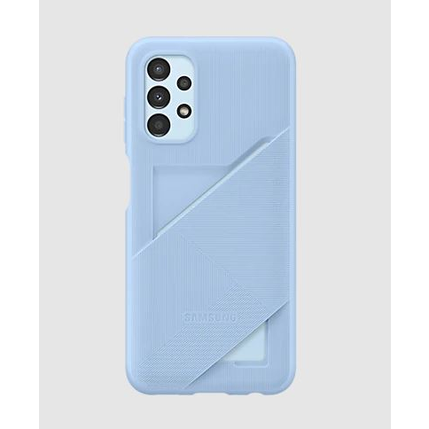 Samsung A23 5G kártyatartós hátlap tok világos kék (OSAM-EF-OA235TLEG)