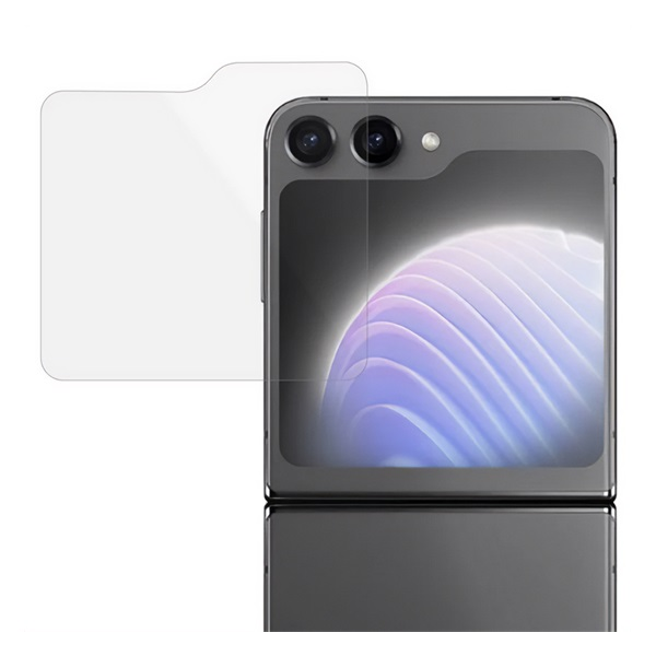 Képernyővédő üveg (0.3mm, 9H, NEM íves, külső kijelző) ÁTLÁTSZÓ Samsung Galaxy Z Flip6 (SM-F741) (GP-159317)