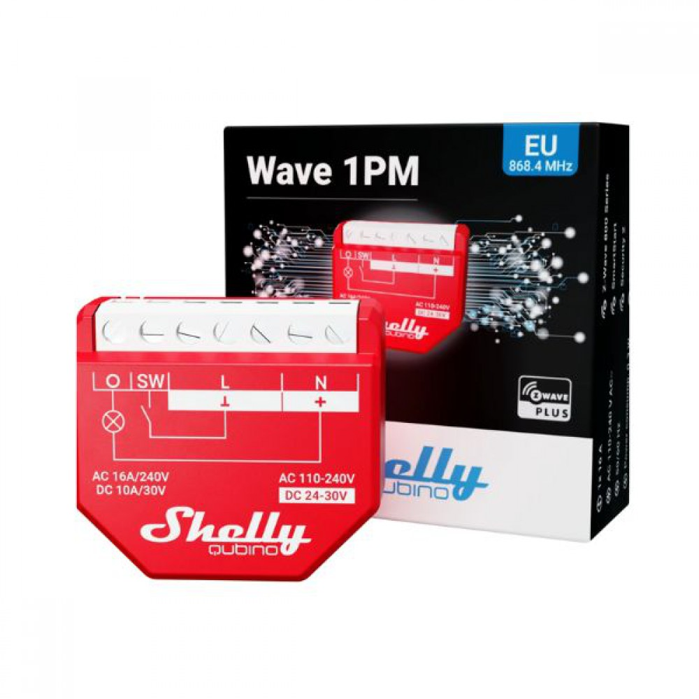 Shelly Z-Wave 1PM Mini Okosrelé (3800235269145)