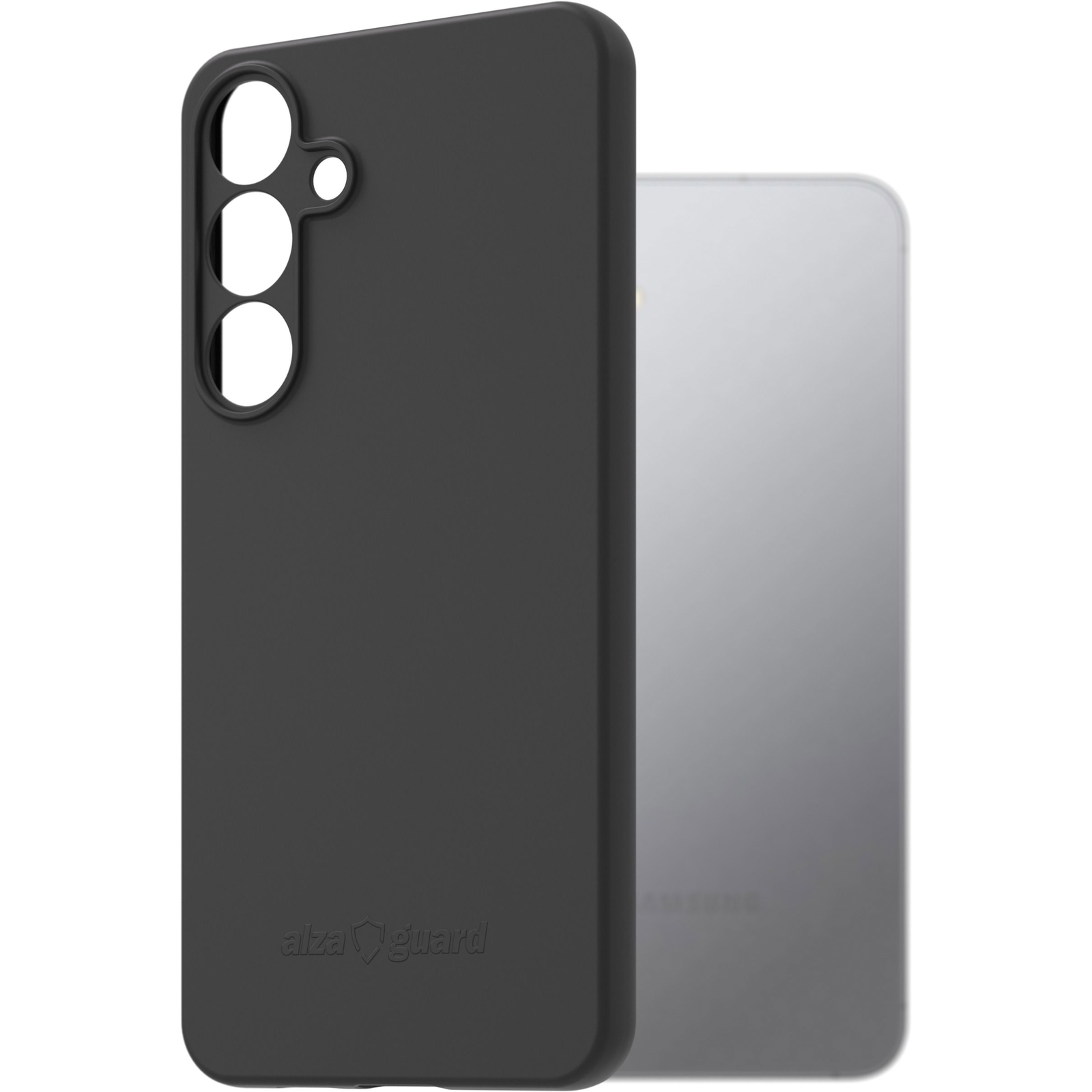 AlzaGuard Matte Case Samsung Galaxy S25+ fekete TPU tok (AGD-PCT441B)