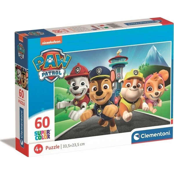 Clementoni Supercolor Paw Patrol Пъзел 60 броя Анимации