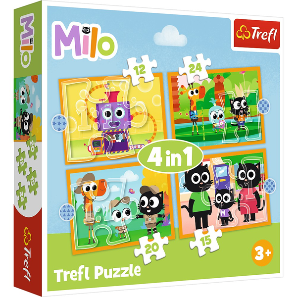 Trefl 34654 puzzle 24 pz Cartoni