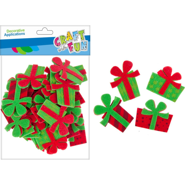  Craft with Fun CF OZDOBA DEK FILC PREZENT SPRZYL 30SZT 12/288