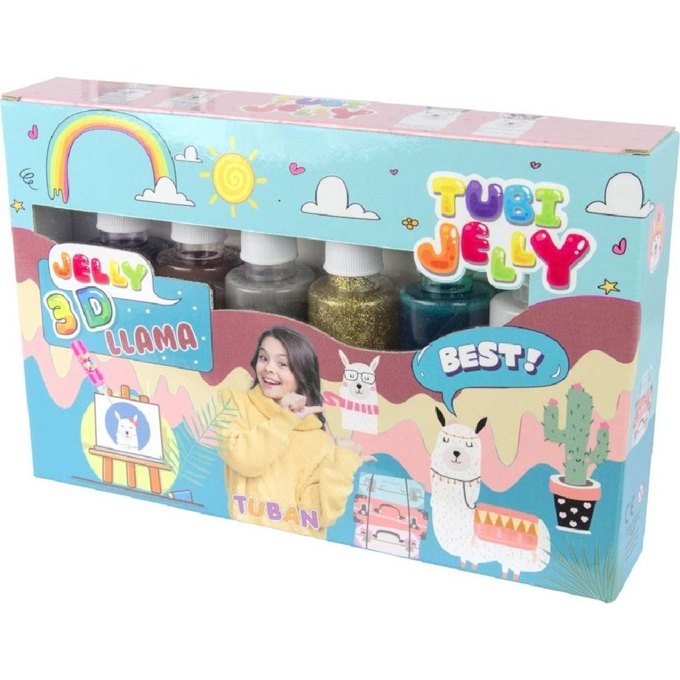 Tuban Tubi Jelly 3D - 6 Színes Zselé Sablonokkal (GXP-725184)
