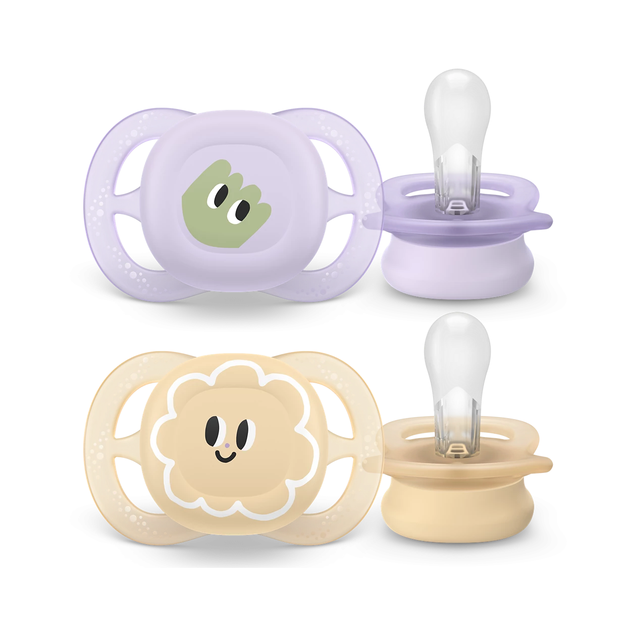 Philips SCF075/03 Avent Ultra Sart cumi 2 darabos készlet - Sárga / Lila (SCF075/03)