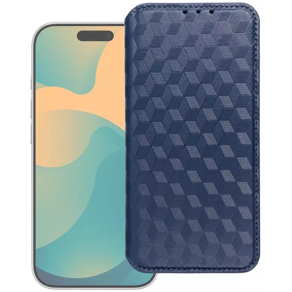 KrainaGSM Etui z klapką na Xiaomi Redmi NOTE 15 PRO 4G Cubic Book niebieskie