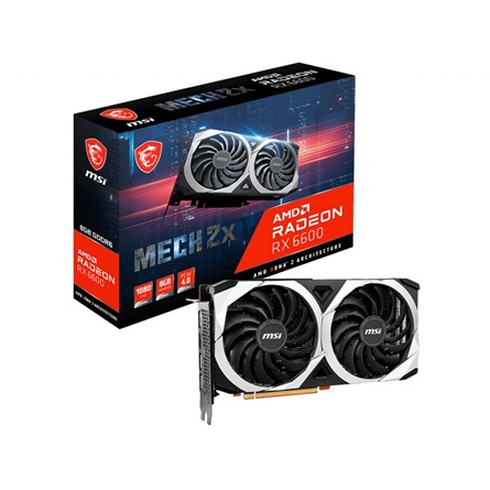 MSI Radeon RX 6600 Mech 2X 8GB GDDR6 128bit
