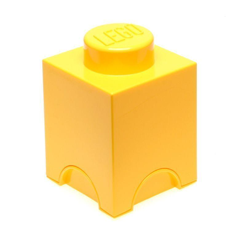 LEGO Úložný box 12x12x18 cm žlutá (40011732)