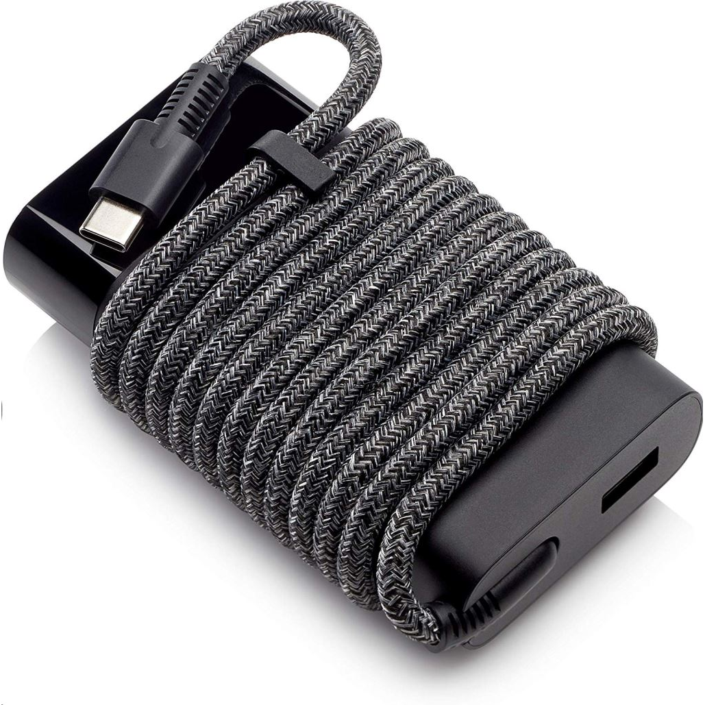 HP 65W USB-C Slim Travel Power Adapter zdroj a transformátor Univerzálne Čierna