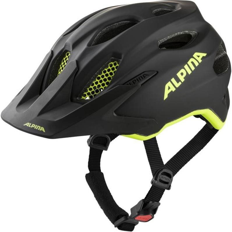 ALPINA CARAPAX JR. FLASH black-neon yellow matt 51 - 56 cm (4003692310309)