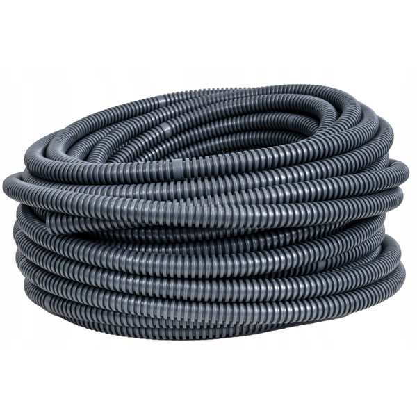 Pawbol Rura karbowana Pawbol 6160-50/750P PVC, typ 750N z pilotem 50 m czarna