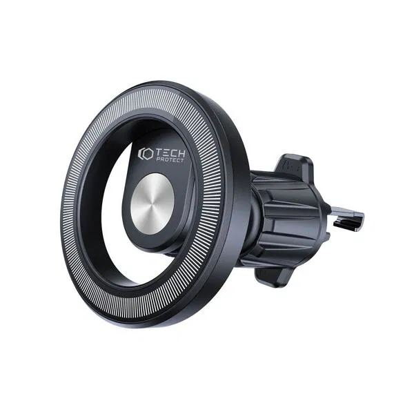 Tech-Protect N53 szellőzőbe helyezhető mágneses autós telefontartó, MagSafe előkészítés, fekete
