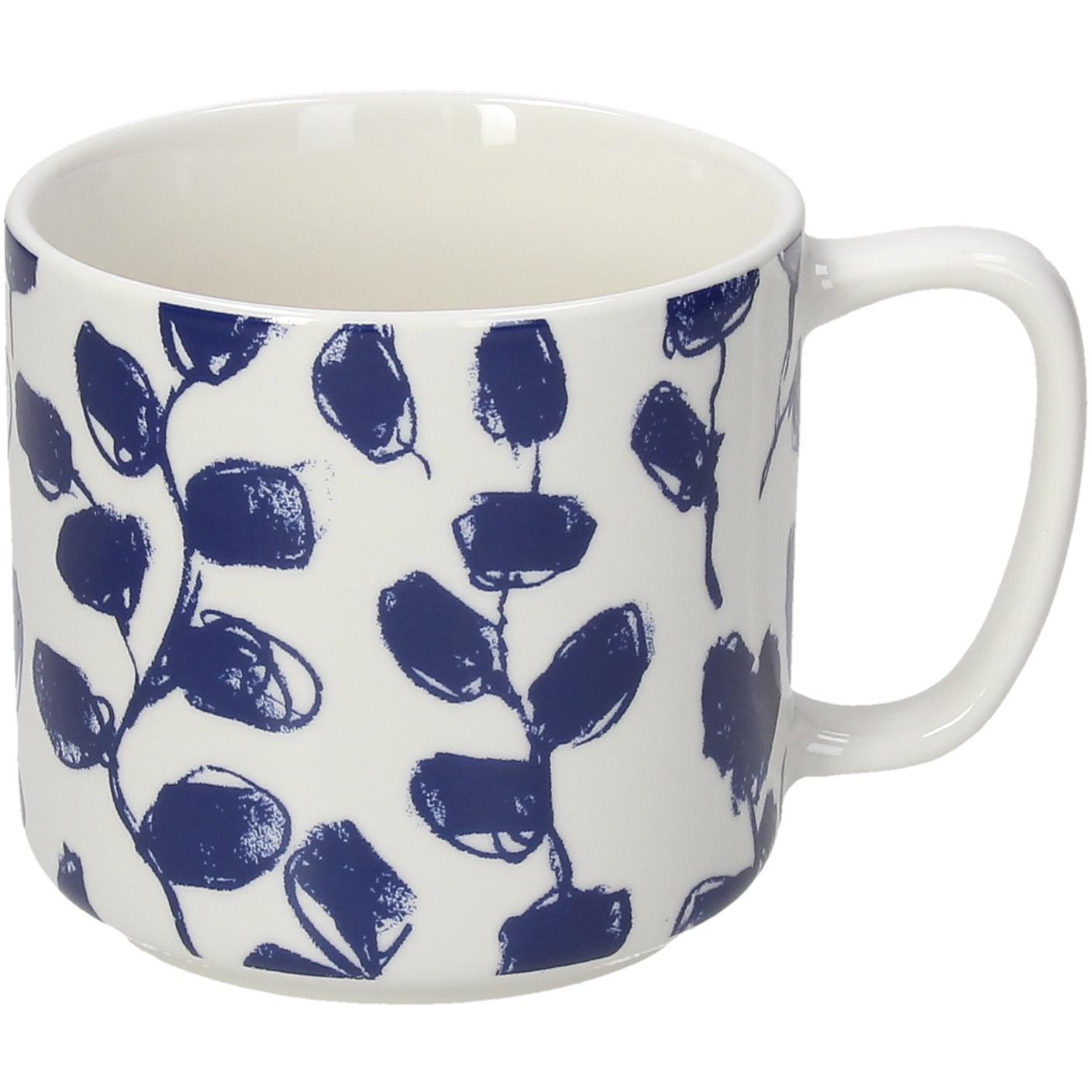 Tognana IVY NAVY BLOOM 6 darabos bögrekészlet, fehér-kék, 380 ml (IV614386010)