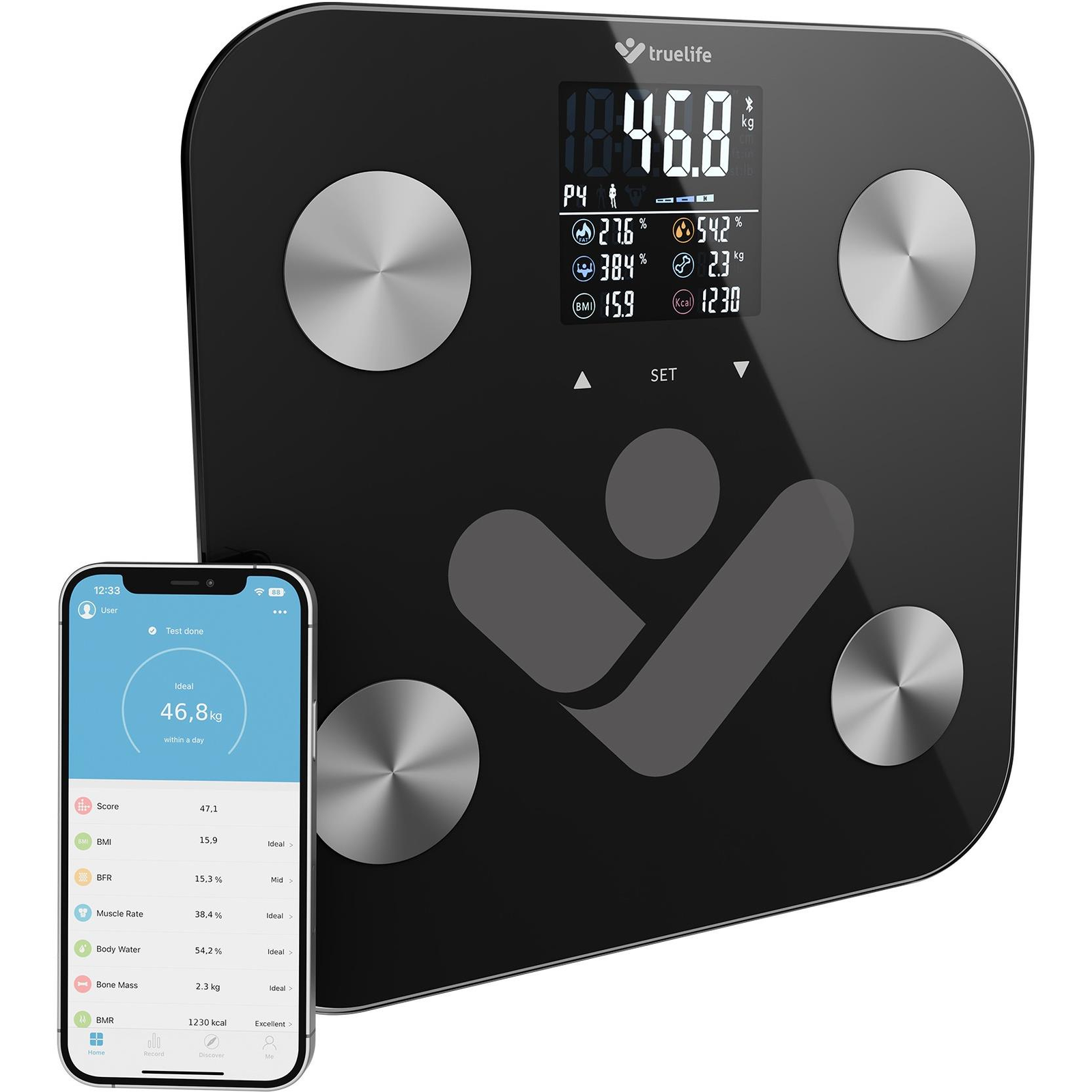 TrueLife FitShape S6 BT Black (8595724901464)