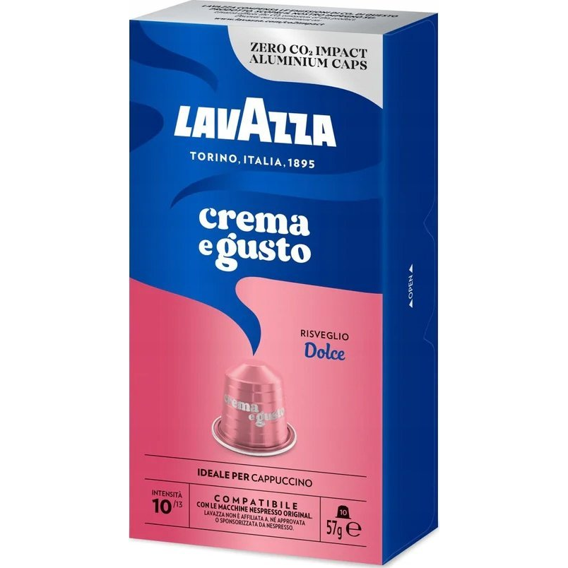 Kapsuly do Nespresso Lavazza Crema e Gusto Risveglio Dolce 10 ks