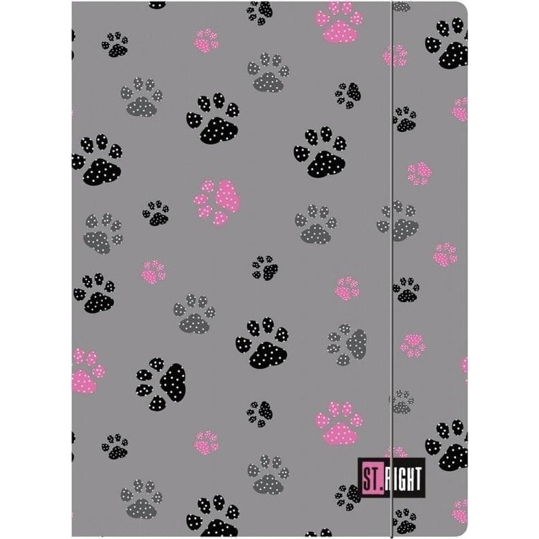 St.Right A/4 Gumis Mappa - Paws (5903235654794)