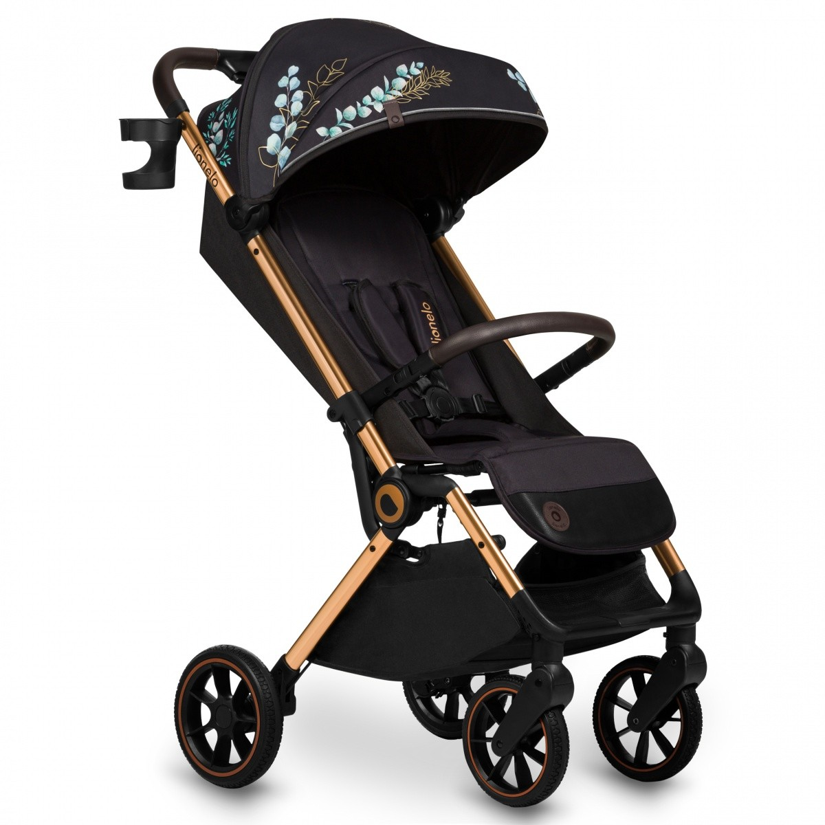 Lionelo Cloe Golden Moments sport babakocsi - Fekete mintás (LO-CLOE GOLDEN MOMENTS)