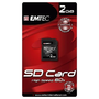 Emtec SD 2 Gb memóriakártya ECO 18Mb/s,  SDHC 2Gb (-SDHC-2Gb)