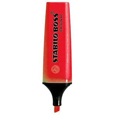STABILO BOSS ORIGINAL evidenziatore 1 pz Punta smussata Rosso