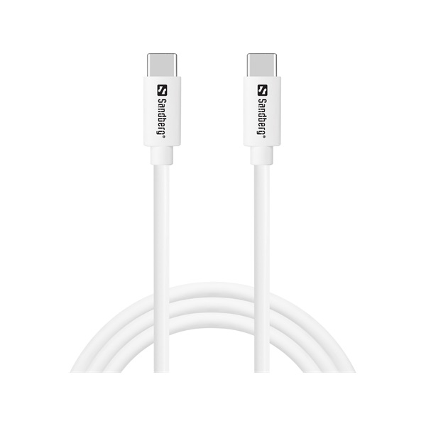 Sandberg 336-52 USB-kabel USB 2.0 USB C Hvid