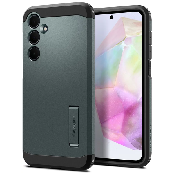 Кейс за Samsung Galaxy A35 5G Spigen Tough Armor, Зелен