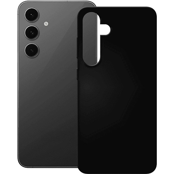 PEDEA Soft TPU Case für Samsung Galaxy S24 FE, schwarz