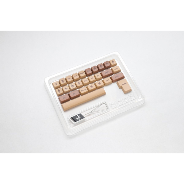 Ducky Ducky Boba PBT Dye Sublimation Set - 133 Keycaps, ANSI-US-Layout, ANSI-US-Layout