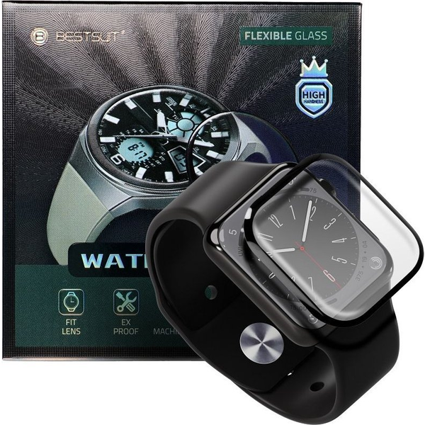 Bestsuit Rugalmas Hibrid Üveg Apple Watch Series 8/9-45mm