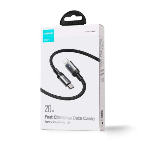 Kabel za iPhone USB-C - Lightning A10 Series 20W 1.2m črn