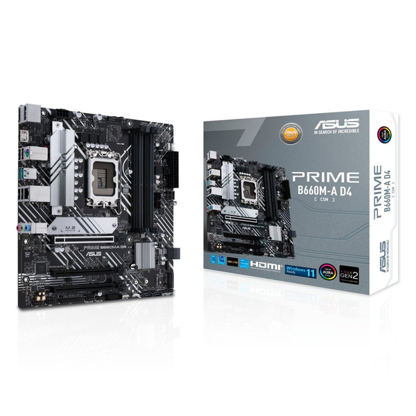 ASUS PRIME B660M-A D4-CSM Intel B660 LGA 1700 Micro ATX