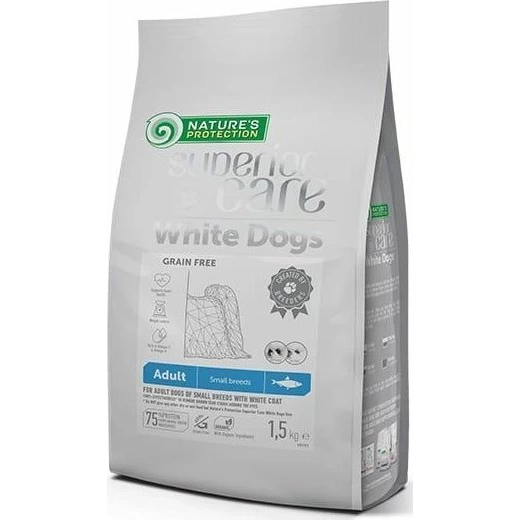  Natures Protection Nature's Protection SC White Dogs White S Śledź 1,5kg
