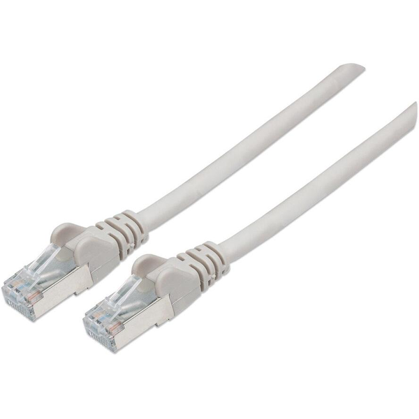 Intellinet 0.5m CAT6a S/FTP netværkskabel Grå 0,5 m S/FTP (S-STP)