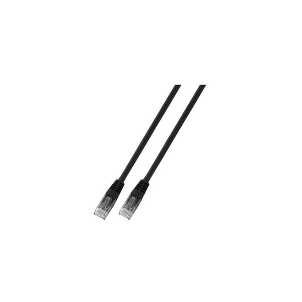 EFB RJ45 Patchkabel U/UTP, Cat.6, PVC, CCA, 7,5m, schwarz (K8100SW.7,5)