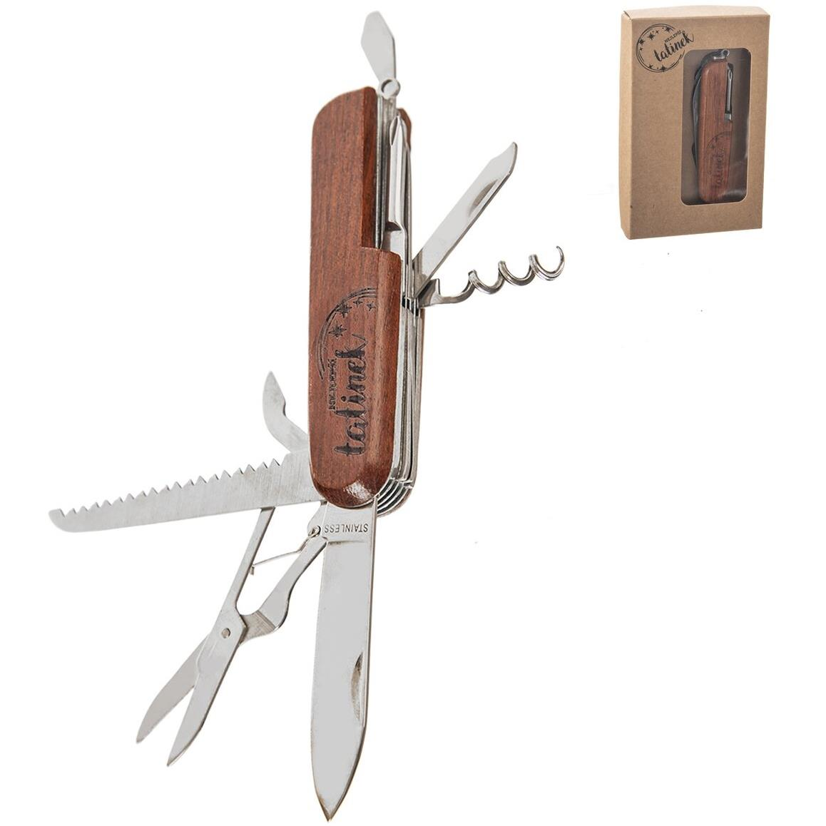 ORION rozsdamentes acél bicska, LEGJOBB NAGYPAPA, 5,5 cm (842402)