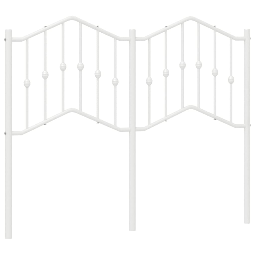 fehér fém fejtámla 120 cm (373869)