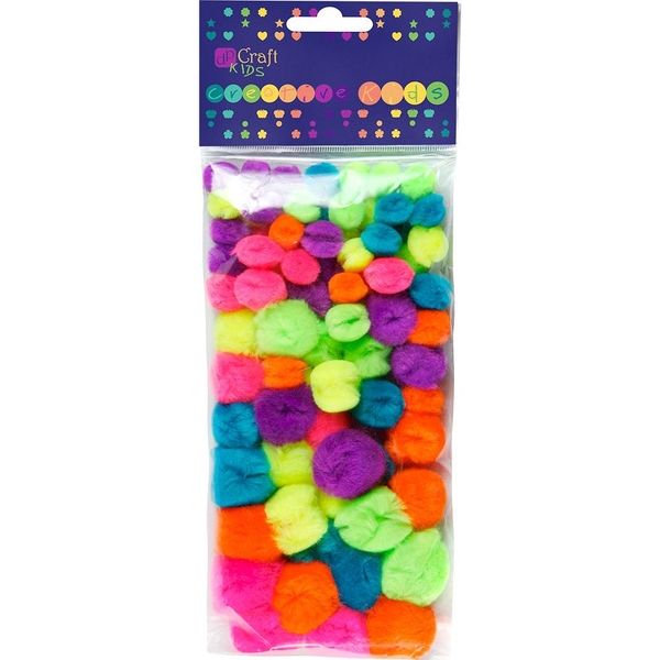  Dalprint Pompony akrylowe mix neon 