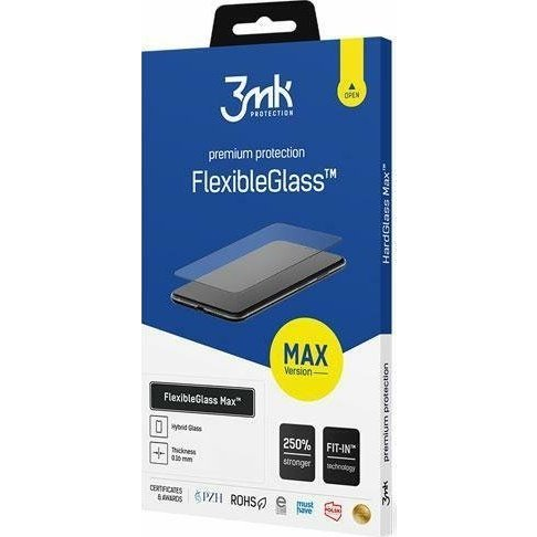 3mk FlexibleGlass Max Samsung Galaxy M54 M546 Fekete, Hibrid Üveg Megerősített Élekkel Fólia