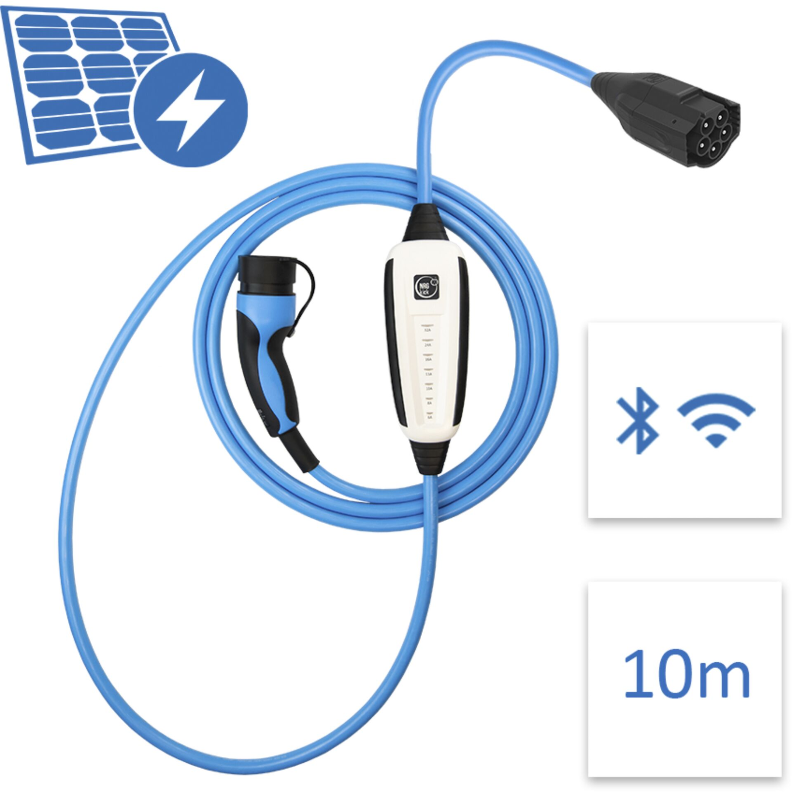 NRGkick 12101000-30001002 Type-2 Elektromos autó töltőkábel 10m (22 kW - 32A) (12101000-30001002)