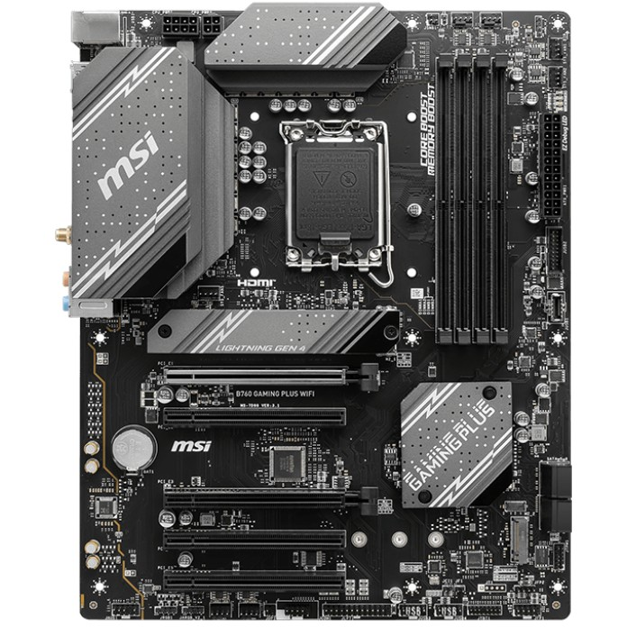 MSI B760 GAMING PLUS WIFI alaplap Intel B760 LGA 1700 ATX (7D98-007R)