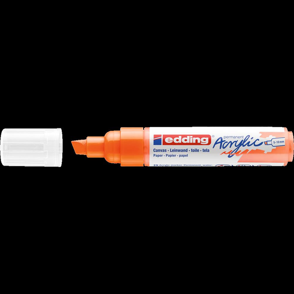 Edding Akril marker 5-10mm,  5000 neon narancssárga (7580244001)