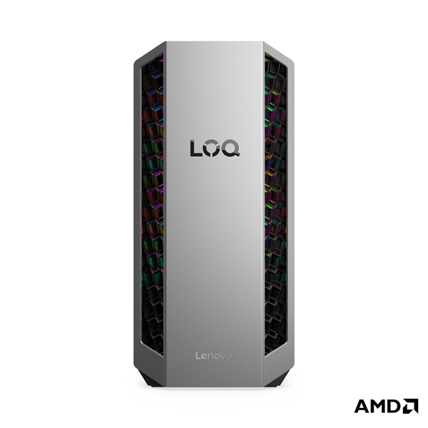 LENOVO LOQ Tower 26ADR10, AMD Ryzen 7 8745HX, 32GB, 1TB, RTX 5070 12GB, NoOS, Luna Grey + Eclipse Black