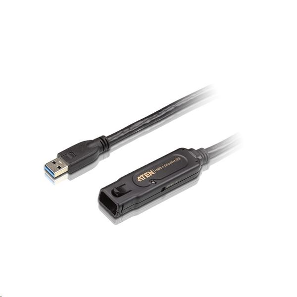 ATEN UE3310-AT-G USB-kabel USB 3.2 Gen 1 (3.1 Gen 1) 10 m USB A Sort