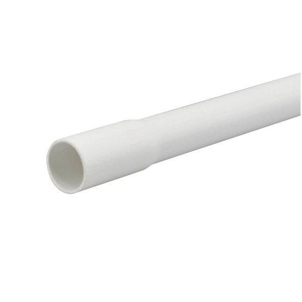 Akssj Rura elektroinstalacyjna sztywna RLM 22mm 1szt.=2m PVC z kielichem biała AKS Zielonka 111685