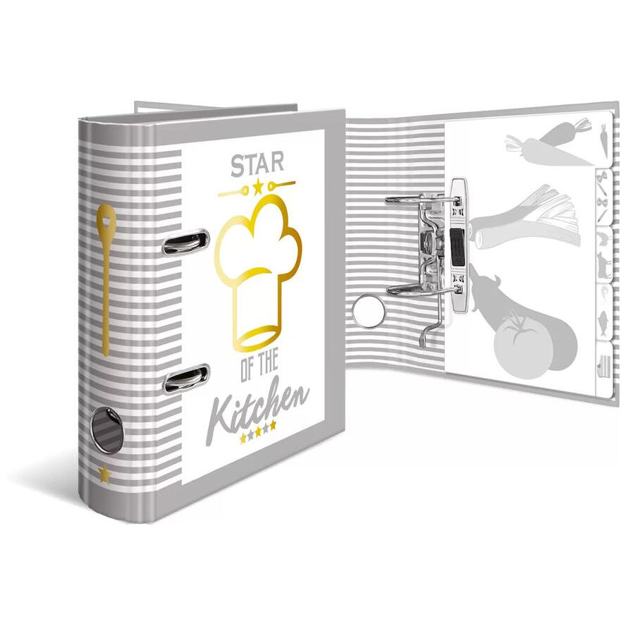 Herma Star of the Kitchen A5 Gyűrűs Receptgyűjtő regiszter - Mintás (15416)